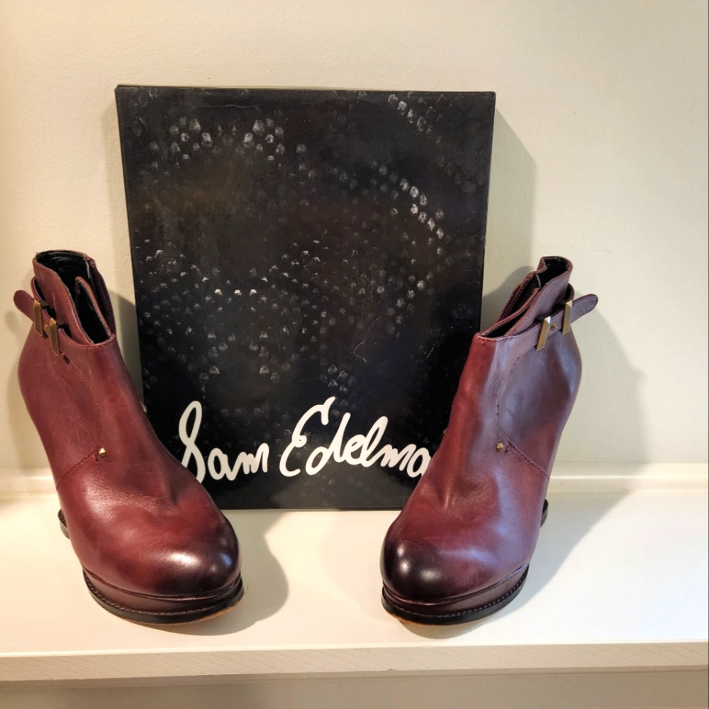 Sam Edelman Wedge Booties